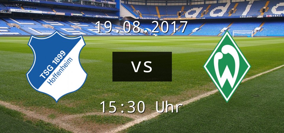 SV Werder Bremen spielt auswärts gegen Hoffenheim