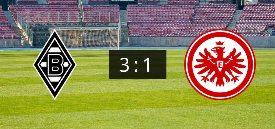 Gladbach Besiegt Frankfurt Klar Mit 3:1 | Fussball-news.de