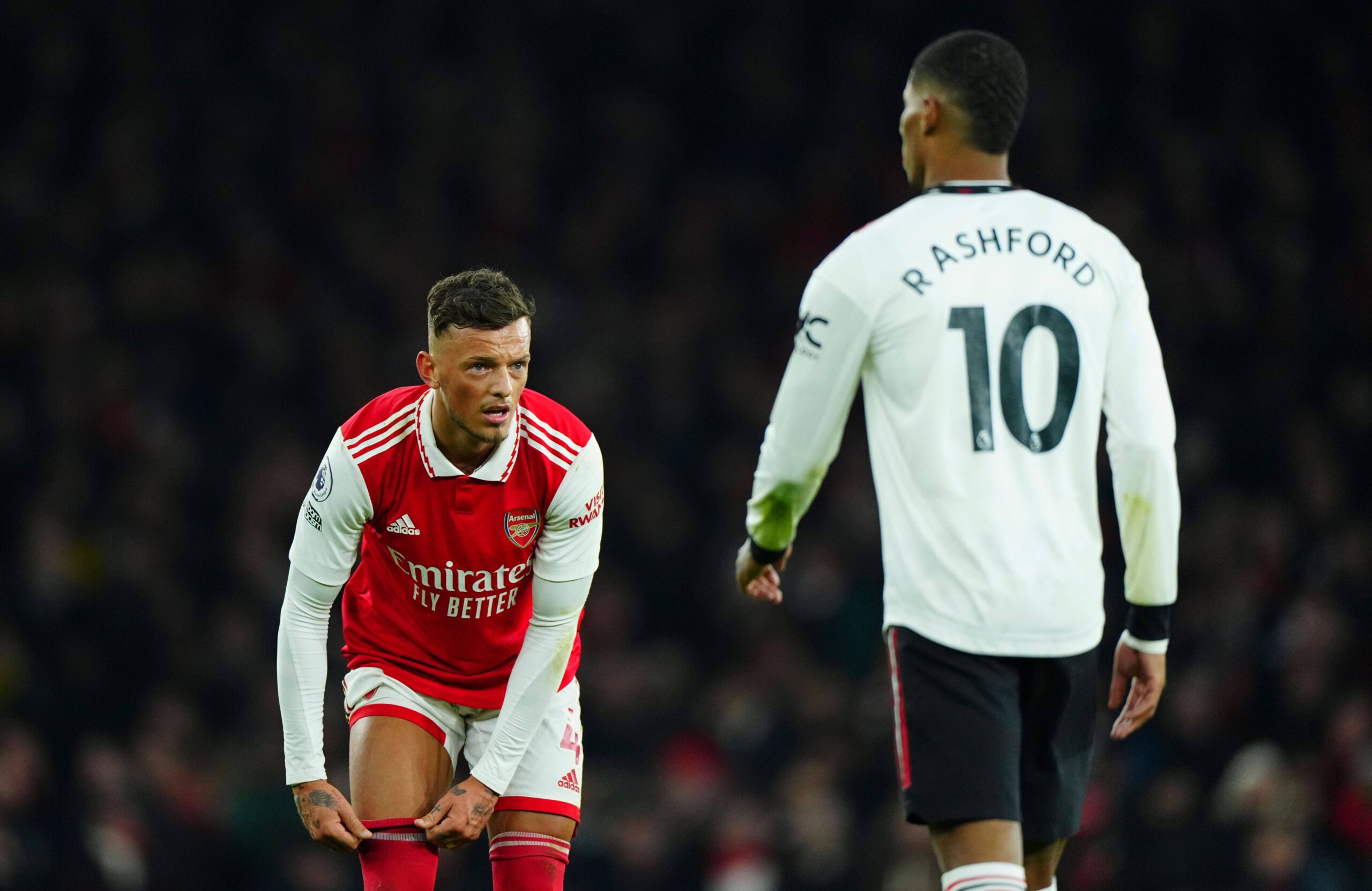 Ben White und Marcus Rashford