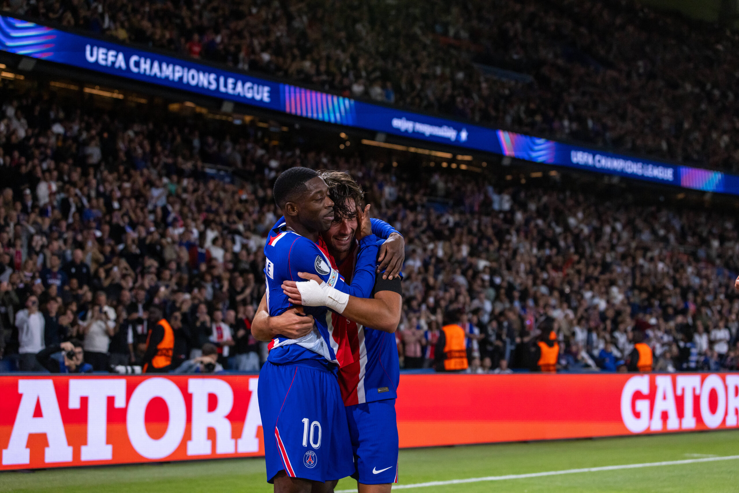 Ousmane Dembele und Ferran Torres