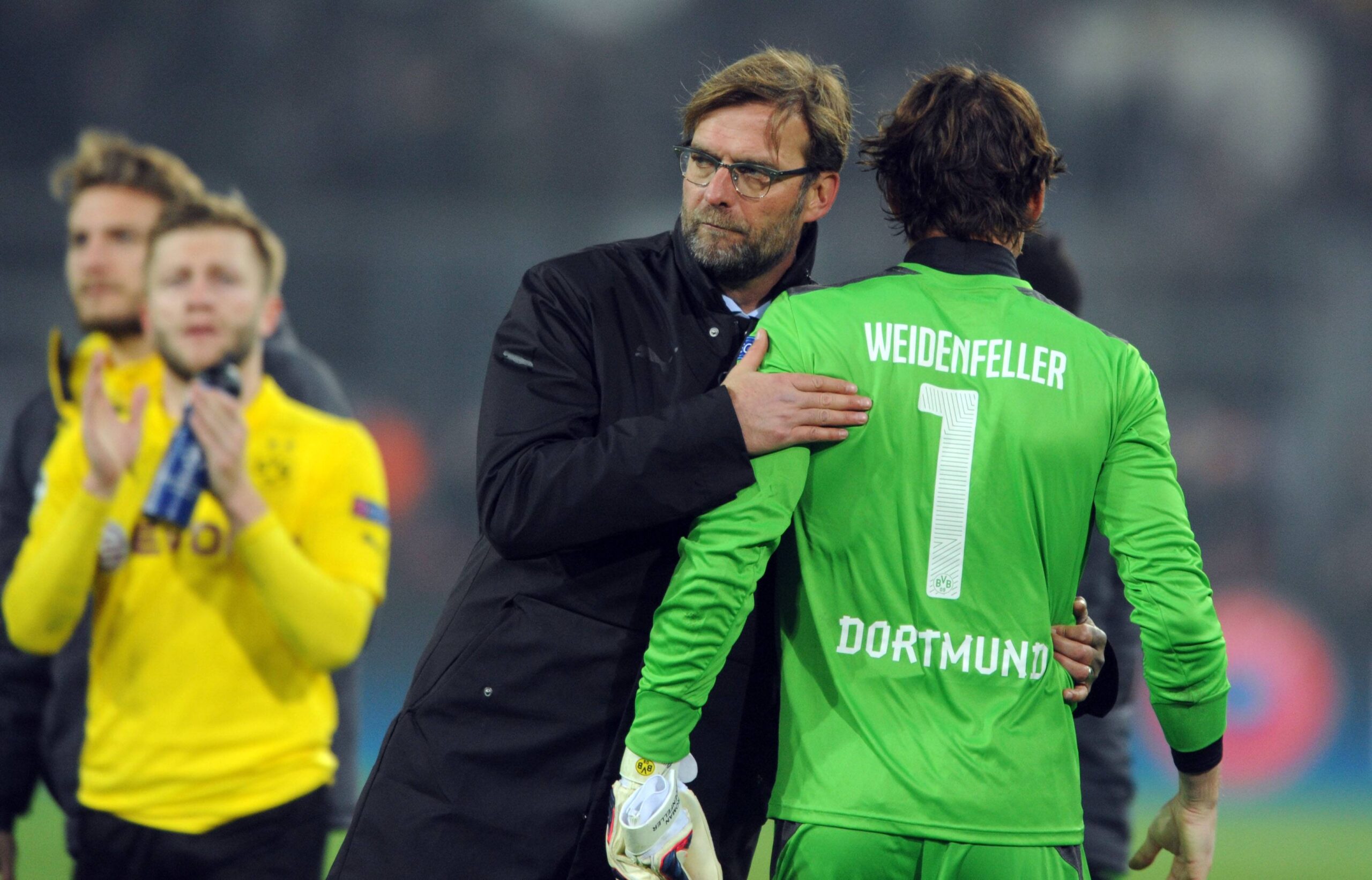 Roman Weidenfeller und Jürgen Klopp
