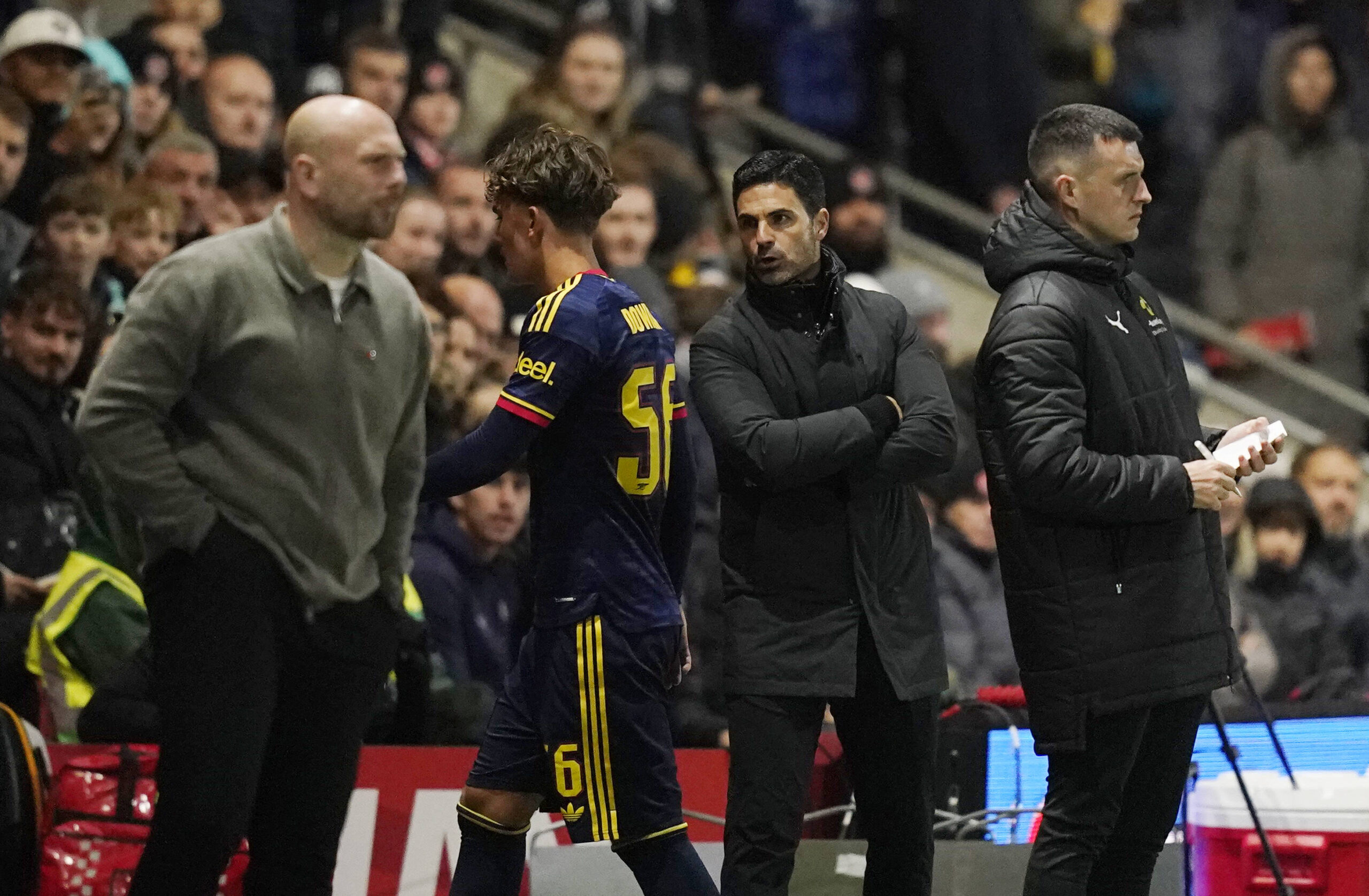 Arteta-Rüge für Youngster Dowman: „Wir sind nicht im Disneyland!"